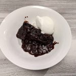 easy microwave chocolate self saucing pudding