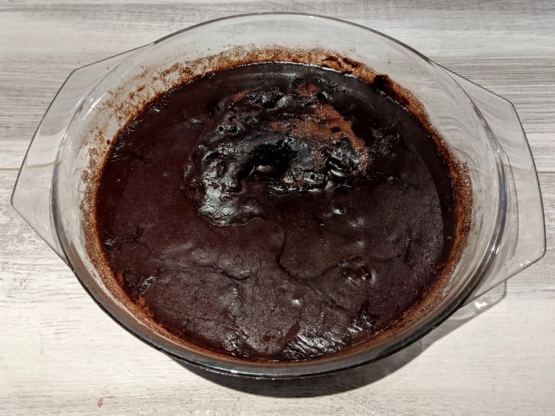 microwave chocolate self saucing pudding recipe