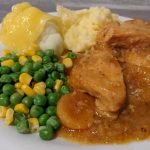 slow cooked apricot chicken