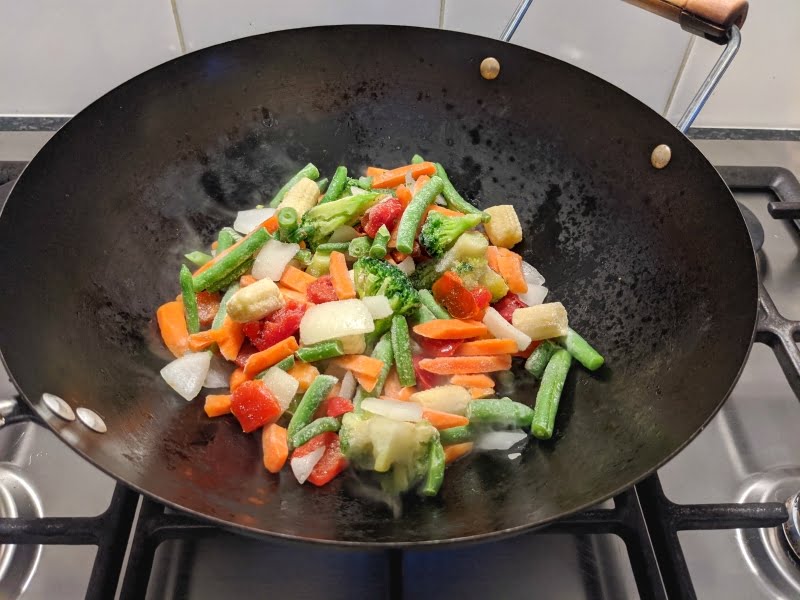 stir fry veggies frozen