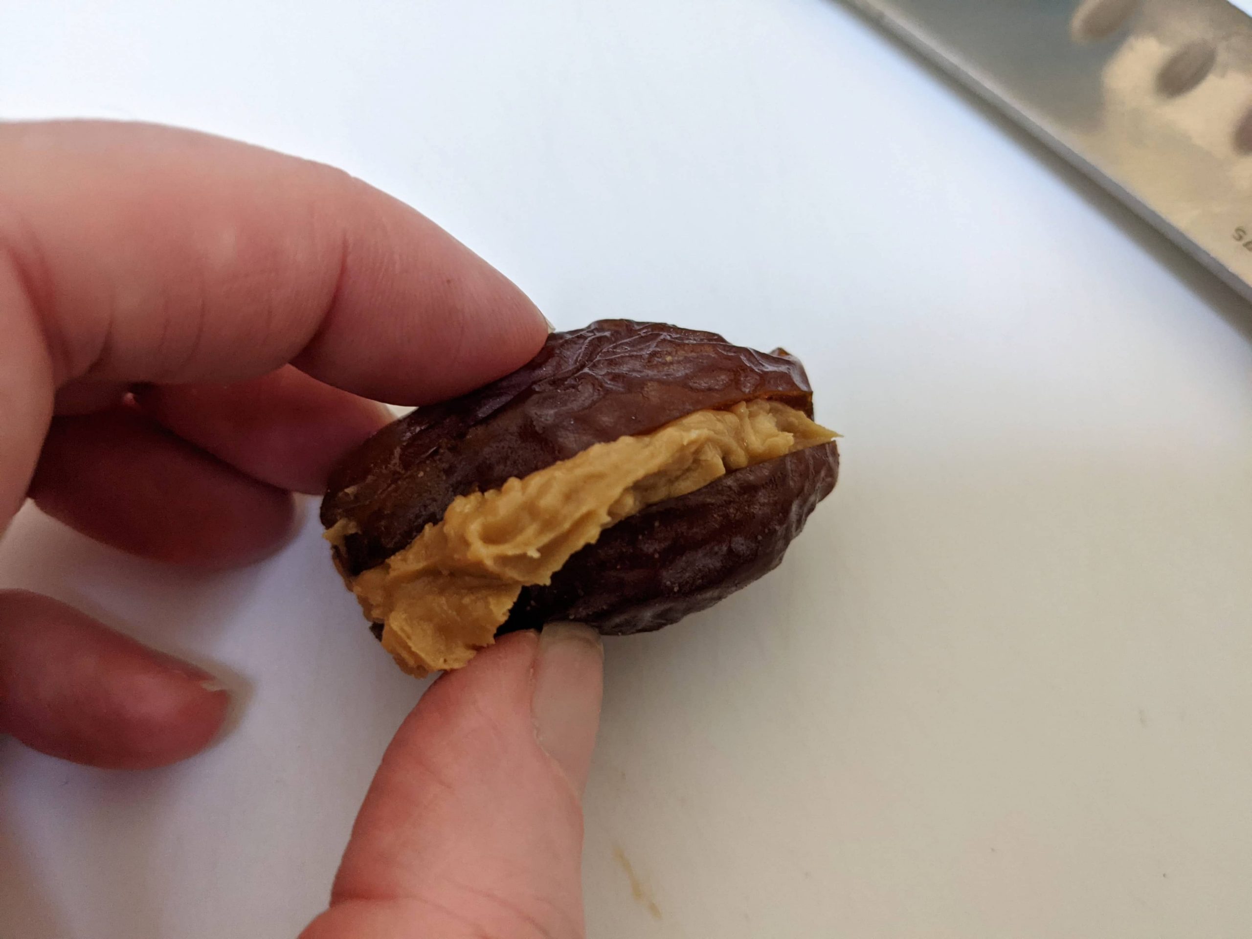medjool dates with peanut butter