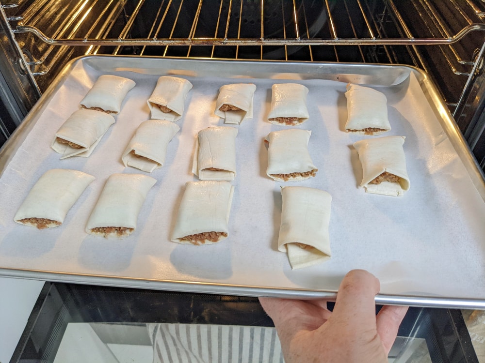 homemade sausage rolls