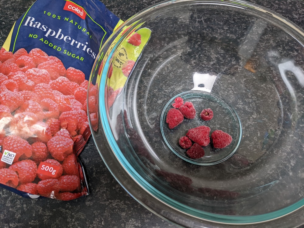 healthy white choc raspberry muffins